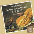 Mendelssohn: String Symphonies No.8-No.10 / Concerto Koln