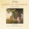 Kirnberger: Sonatas for Flute / Frank Theuns(transverse flute), Ewald Demeyere(cemb), Richte van der Meer(vc)