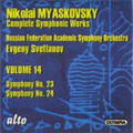 Myaskovsky: Complete Symphonic Works Vol.14; Symphonies No.23, 24 / Evgeny Svetlanov(cond), Russian Federation Academic Symphony Orchestra