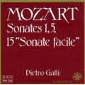 Mozart: Piano Sonatas No.15 K.545 "Sonate Facile", No.5 K.283, No.1 K.279 / Pietro Galli