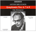 Bruckner: Symphony No.4 (4/5/1954) , No.7 (4/12/1956), No.8 (6/7/1957) / Otto Klemperer(cond), Koln Radio Symphony Orchestra, Bavarian Radio Symphony Orchestra