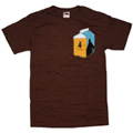 Beck 「Missing(Brown)」 T-shirt Dark brown/L