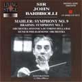 Mahler : Symphony no 9, Brahms: Symhony no 2 / Barbirolli, Torino RAI SO, etc