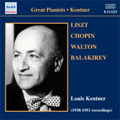 Louis Kentner -W.Walton, Liszt, M.A.Balakirev, Chopin (1938-51) / Constant Lambert(cond), Sadlers' Wells Orchestra