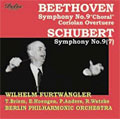 ベートーヴェン:交響曲第9番(3/22-24/1942)/コリオラン序曲(6/27/1943)/シューベルト:交響曲第9番「グレイト」:W.フルトヴェングラー指揮/BPO/他