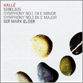 Sibelius: Symphonies No.1 Op.39, No.3 Op.52 / Mark Elder, Halle Orchestra
