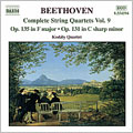 Beethoven: Complete String Quartets Vol 9 / Kodaly Quartet