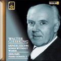 Mendelssohn:Songs Without Words (1956)/Brahms:Piano Sonata No.3 (1948):Walter Gieseking(p)