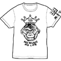 99 ザ・クロマニヨンズ NO MUSIC, NO LIFE. T-shirt White/XSサイズ
