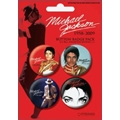 Michael Jackson 「Love」 4 Button Pack Red
