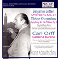 Britten :Diversions Op.21 (10/21/1951)/Khrennikov:Symphony No.2 (4/21/1955)/Orff :Carmina Burana (5/31/1957):Franz Konwitschny(cond)/Berlin Radio SO/etc