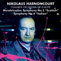 Mendelssohn: Symphony No.3"Scottish", No.4"Italian" / Nikolaus Harnoncourt(cond), Chamber Orchestra of Europe