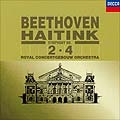 ベートーヴェン: 交響曲第2&4番 / ベルナルト・ハイティンク, ロイヤル・コンセルトヘボウ管弦楽団