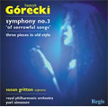 Gorecki: Symphony No.3, 3 Pieces in Old Style / Yuri Simonov, RPO, Susan Gritton