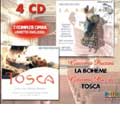 Puccini : La Boheme, Tosca / Toscanini, NBC SO, Fabritiis, etc