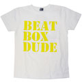 BEATBOX DUDE T-shirt A White/Sサイズ