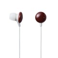 ELECOM インナーイヤーヘッドホン 「EAR DROPS Colors SERIES 3」 EHP-AIN60 Brown