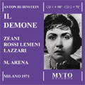 A.RUBINSTEIN:IL DEMONE (IN ITALIAN):MAURIZIO ARENA(cond)/VIRGINIA ZEANI(S)/NICOLA ROSSI-LEMENI(Bs)/ETC(1971/MILANO)