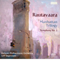 Rautavaara: Manhattan Trilogy (9/2006), Symphony No.3 (11/2006)  / Leif Segerstam(cond), Helsinki PO