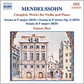 Comp Works For Violin&Piano:Mendelssohn