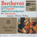 BEETHOVEN:PIANO CONCERTO NO.5"EMPEROR"/PIANO SONATA NO.14"MOONLIGHT":VLADO PERLEMUTER(p)/CHRISTIAN VOECHTING(cond)/VIENNA FESTIVAL ORCHESTRA/ETC
