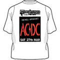 AC/DC 「The Bound Life Never」 T-shirt White/Mサイズ