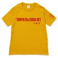 119 TOKYO NO.1 SOUL SET NO MUSIC, NO LIFE. T-shirt Gold Yellow/XSサイズ