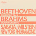 ベートーヴェン: 交響曲第5番「運命」; ブラームス: ヴァイオリン協奏曲 (3/16/1950) / ヴィクトル・デ・サバタ指揮, NYP, ナタン・ミルシテイン(vn)