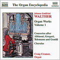 Organ Encyclopedia - Walther: Organ Works Vol 1 / Cramer