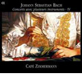 J.S.バッハ: さまざまな楽器による協奏曲 Vol.4 -ヴァイオリン協奏曲 BWV.1041, 三重協奏曲 BWV.1044, ブランデンブルク協奏曲第2番 BWV.1047, 他 / カフェ・ツィマーマン, 他
