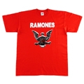Ramones 「Logo 74」 T-shirt Red/Lサイズ