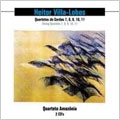 VILLA-LOBOS:STRING QUARTETS VOL.3:NO.7-NO.11:AMAZONIA QUARTET