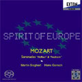 モーツァルト生誕250年:セレナード第7番 K.250/248B「ハフナー」/第9番 K.320「ポストホルン」 :マルティン・ジークハルト指揮/スピリット・オヴ・ヨーロッパ/ハンス・ガンシュ(posthorn)