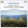 Schumann: Piano Trios, Vol 1