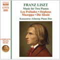 Liszt: Complete Piano Music Vol.29 - Les Preludes S637/R359, Orpheus S638/R360, Mazeppa S640/R362, Die Ideale S646/R368 / Kanazawa-Admony Piano Duo