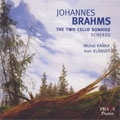 BRAHMS:THE TWO CELLO SONATAS:NO.1 OP.38/NO.2 OP.99/SCHERZO WOO.2 :MICHAL KANKA(vc)/IVAN KLANSKY(p)