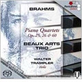 BRAHMS:PIANO QUARTET NO.1 OP.25/NO.2 OP.26/NO.3 OP.60 :BEAUX ARTS TRIO/WALTER TRAMPLER(va)