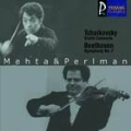 Tchaikovsky : Violin Concerto, Beethoven : Symphony no 7 / Perlman, Mehta, Israel PO