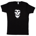 The Misfits 「Classic Fiend Skull」 T-shirt Black/Girl's Mサイズ