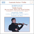 Violin Recital:Joseph Linn:Korngold