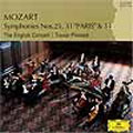 モーツァルト・ベスト1500:交響曲第25番 K.183/第31番「パリ」 K.297/第34番 K.338:トレヴァー・ピノック(指揮&cemb)/イングリッシュ・コンサート