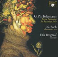 Telemann: Twelve Fantasias; J.S.Bach: Partita BWV.1013 / Erik Bosgraaf(bfl)