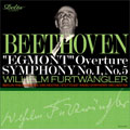 ベートーヴェン:エグモント序曲(5/27/1947)/交響曲第1番(3/30/1954)/交響曲第5番「運命」(5/27/1947):ヴィルヘルム・フルトヴェングラー指揮/BPO/他