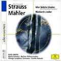 R.Strauss: Vier Letzte Lieder; Mahler: Ruckert Lieder