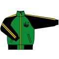 WWF Panda Jersey jacket Green&Yellow/XSサイズ