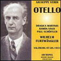 Verdi: Otello / Furtwangler, VPO, Vinay, Dermota, etc