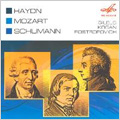 Haydn: Piano Trio Hob.XV-19 (1952); Mozart: Piano Trio K.564 (1953); Schumann: Piano Trio Op.63 (1958) / Emil Gilels(p), Leonid Kogan(vn), Mstislav Rostropovich(vc)