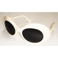 THE BACILLUS BRAINS×Rude Gallery Sunglasses White/Black (共同製作日野色眼鏡)
