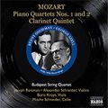 Mozart:Piano Quartets No.1 K.478/No.2 K.493/Clarinet Quintet K.581(1938-46):George Szell(p)/Benny Goodman(cl)/Budapest Quartet