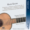 M.Giuliani : Guitar Concerto No.3 Op.70, Gran Quintetto for Guitar and Strings Op.65, Variations on "Deh calma oh ciel" from Rossini's Otello, etc (2002-2003)  / Edoardo Catemario(g), Martin Haselbock(cond), Wiener Akademie
